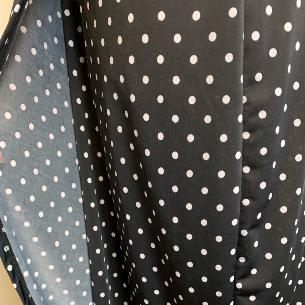 Crossover V-Neck bodice with a faux wrap skirt 1XL - Picture 13 of 13